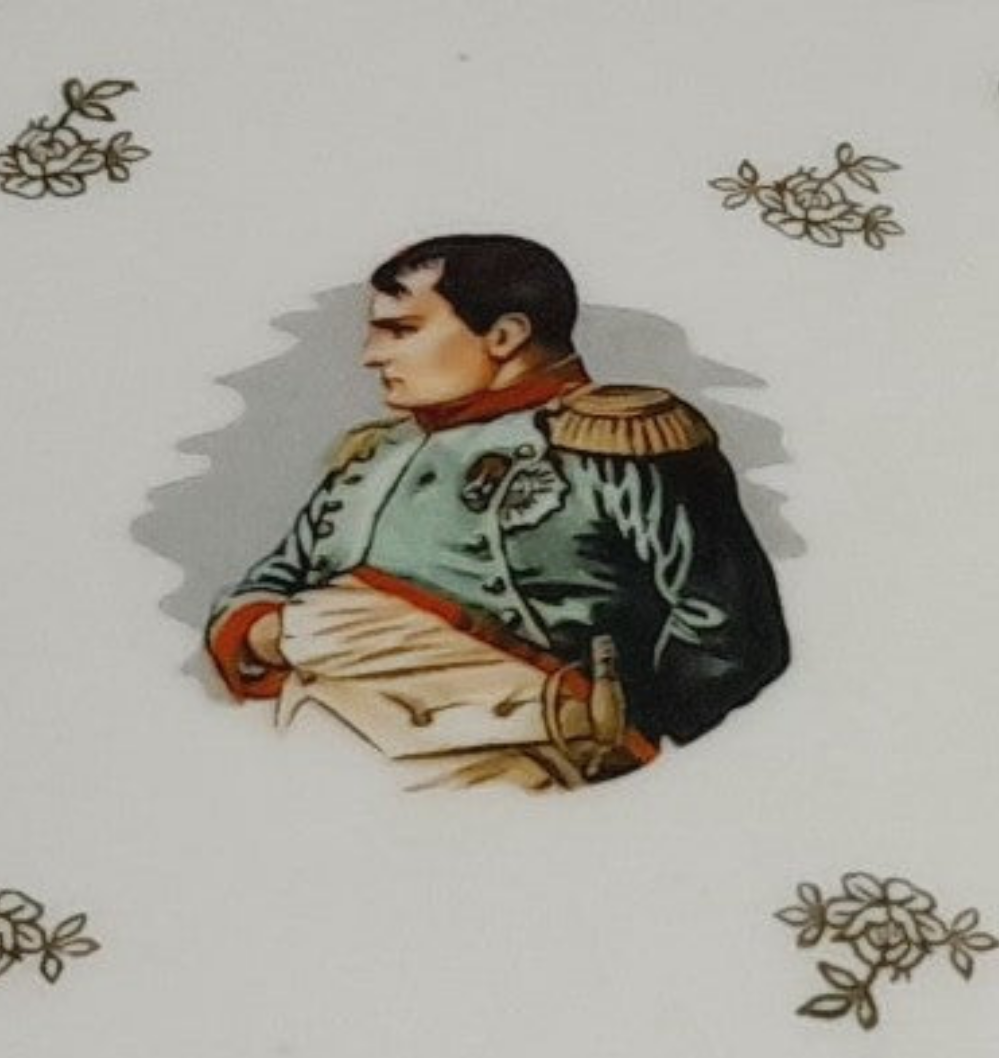 Joyero de porcelana Vintage Napoleón Bonaparte
