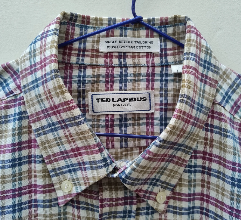 Camisa Ted Lapidus 100 % Algodón París