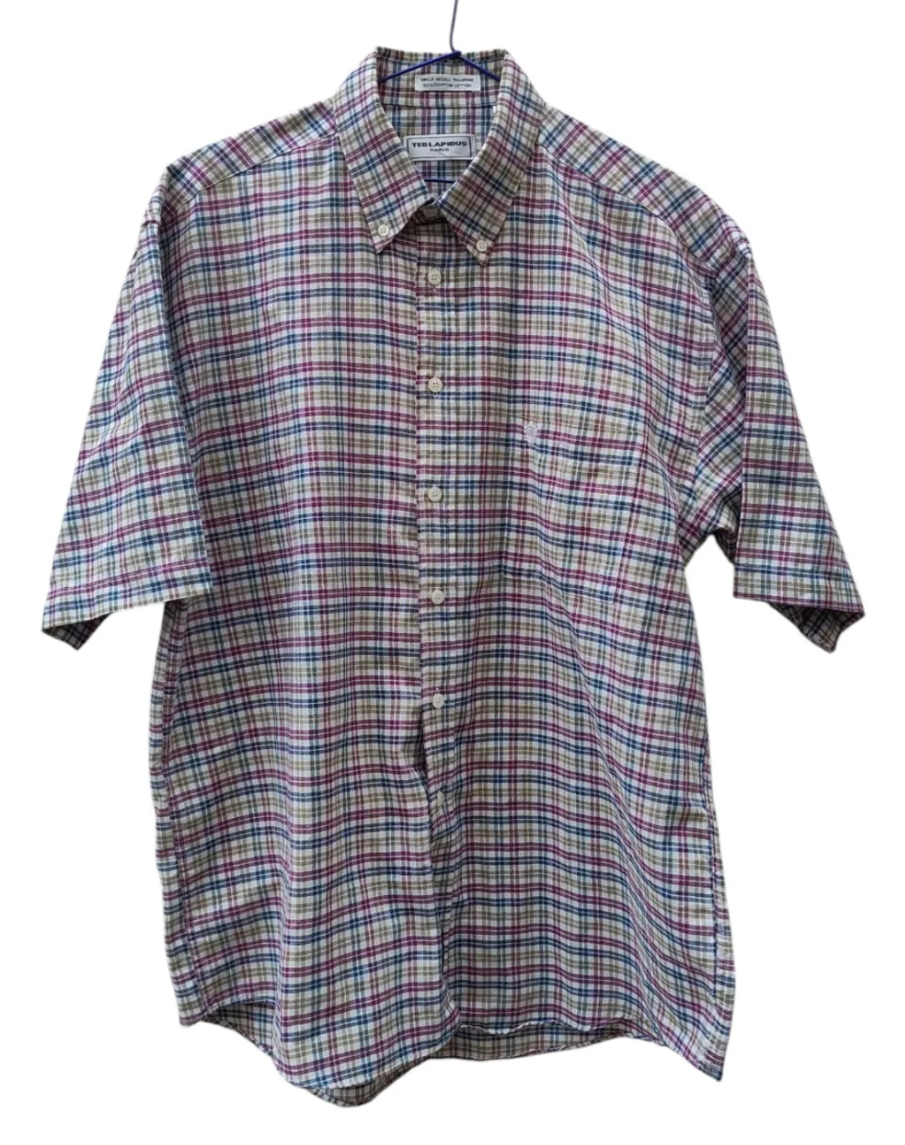 Camisa Ted Lapidus 100 % Algodón París