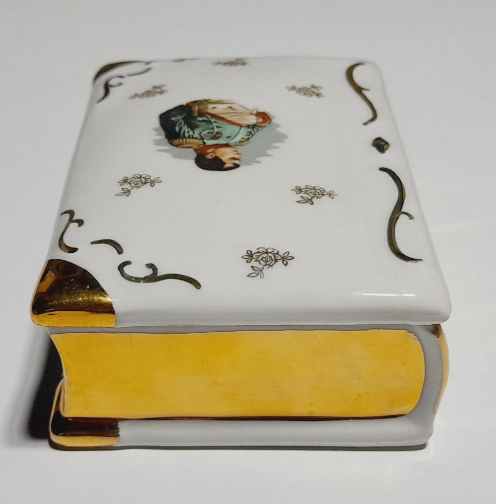 Joyero de porcelana Vintage Napoleón Bonaparte