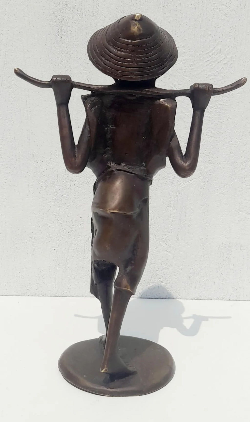 Escultura de Bronce Indochino Vintage