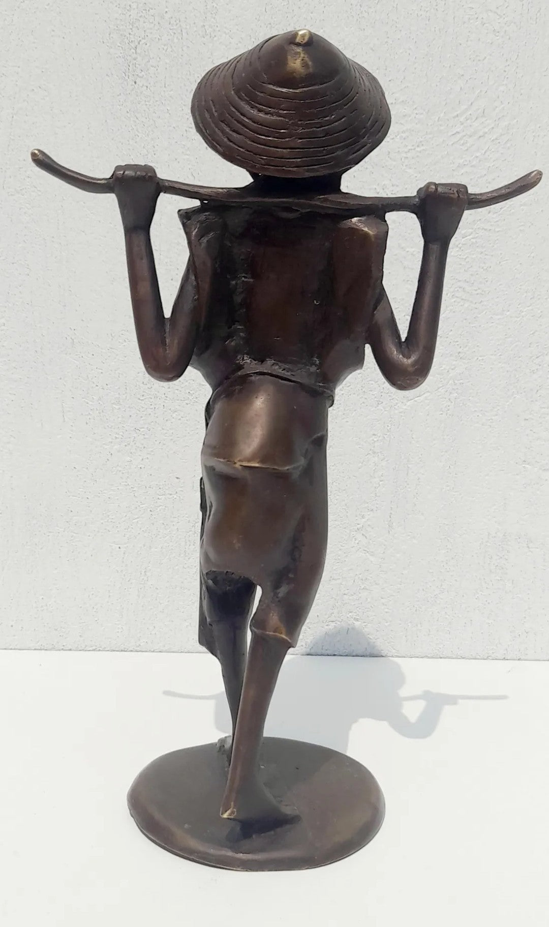 Escultura de Bronce Indochino Vintage