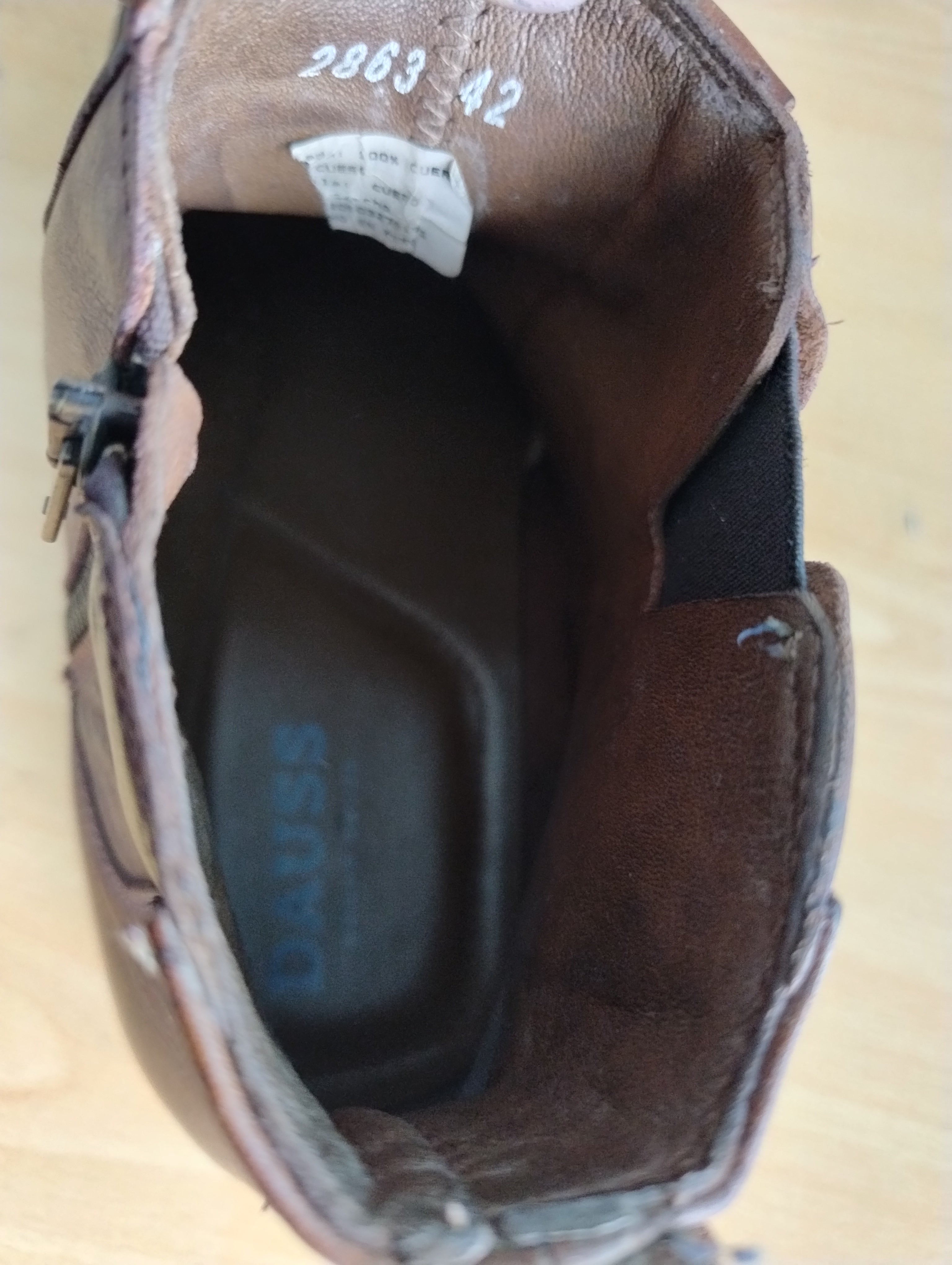 Botines de cuero Talla 42