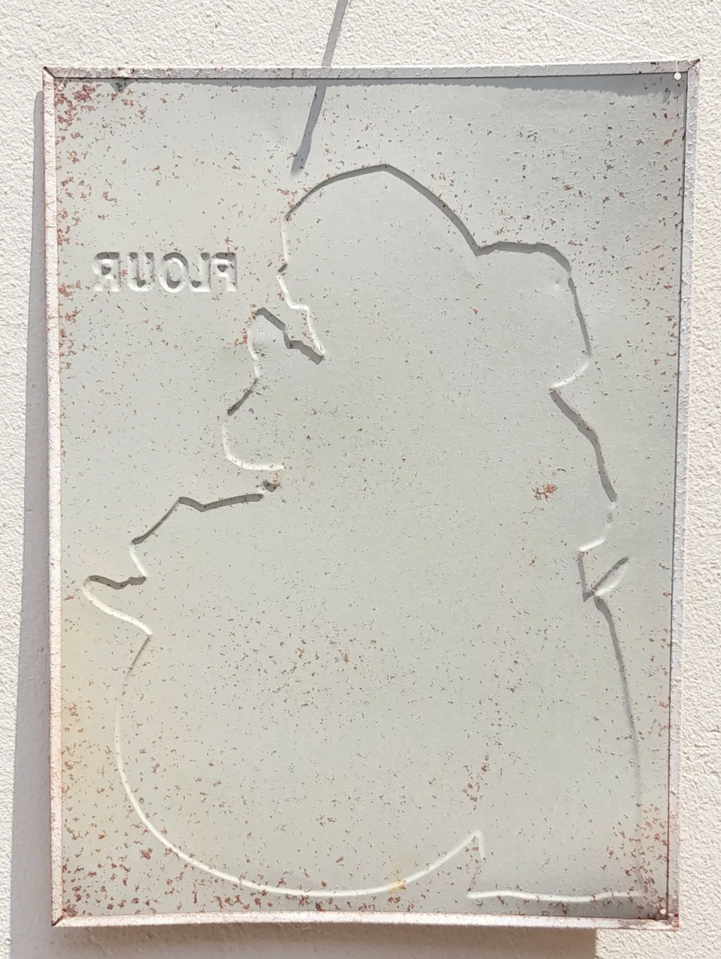 Cartel de metal Vintage