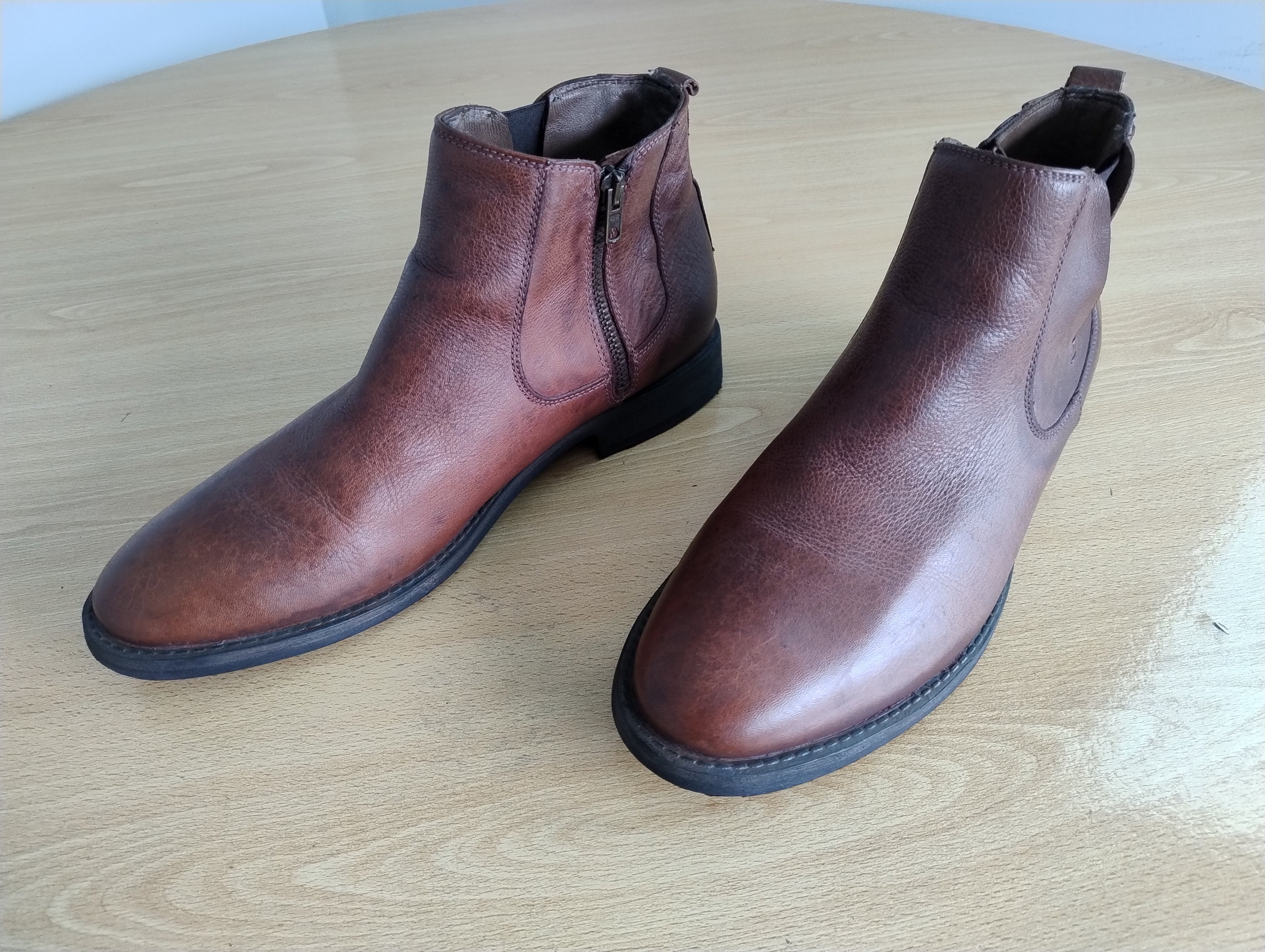 Botines de cuero Talla 42