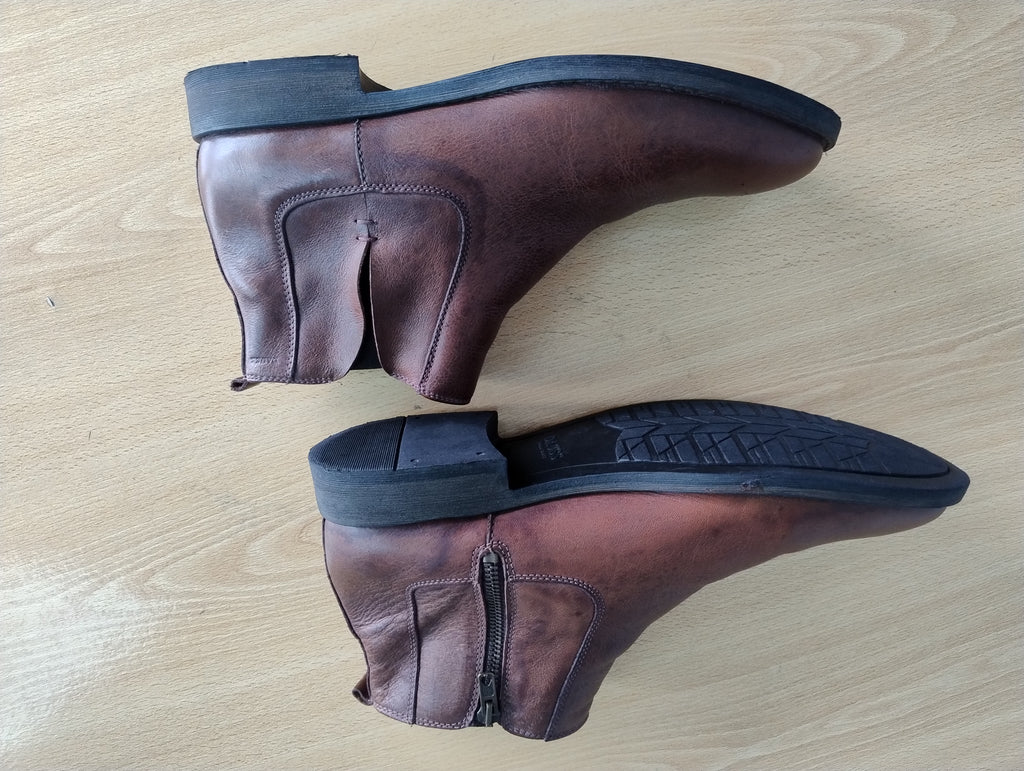 Botines de cuero Talla 42