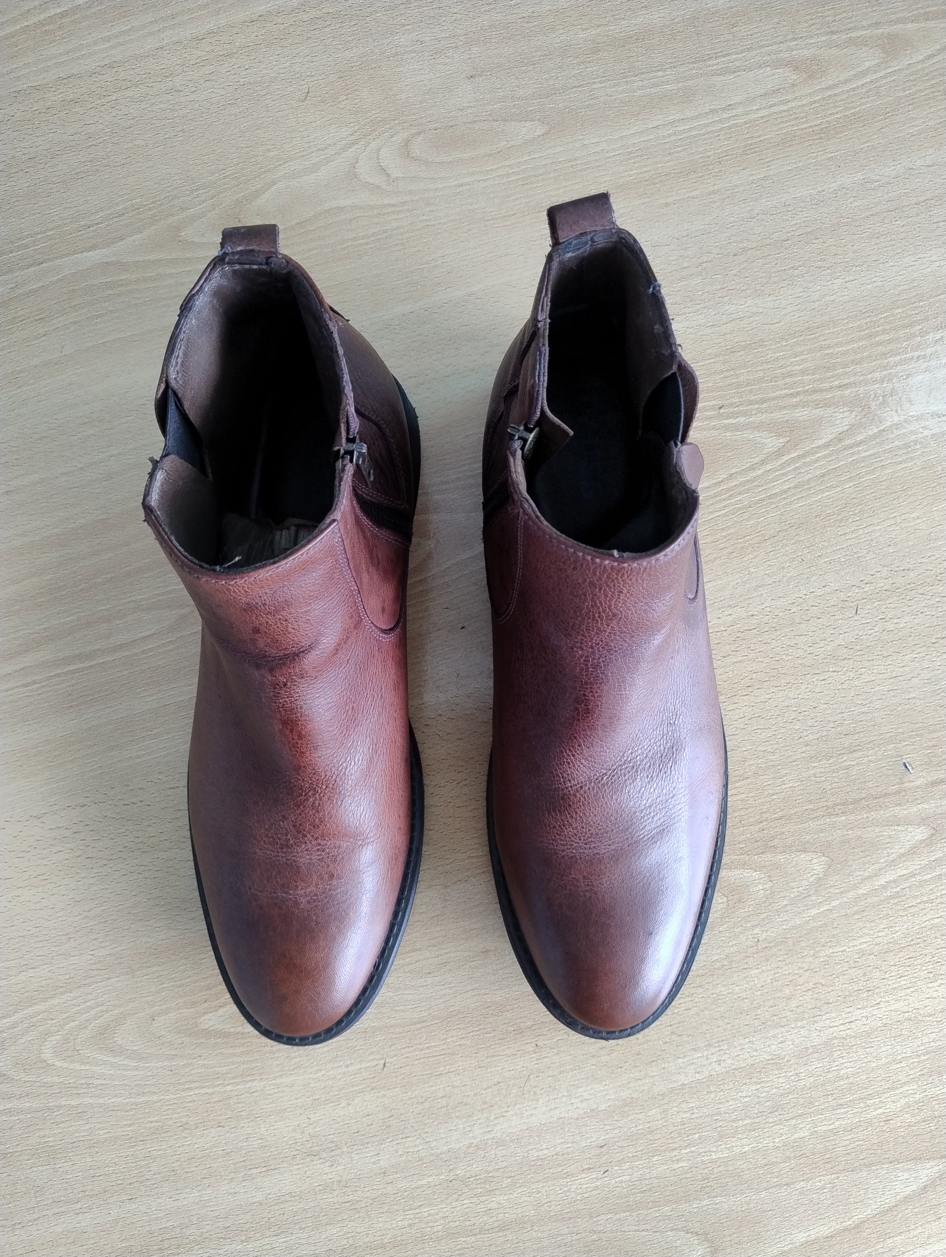 Botines de cuero Talla 42