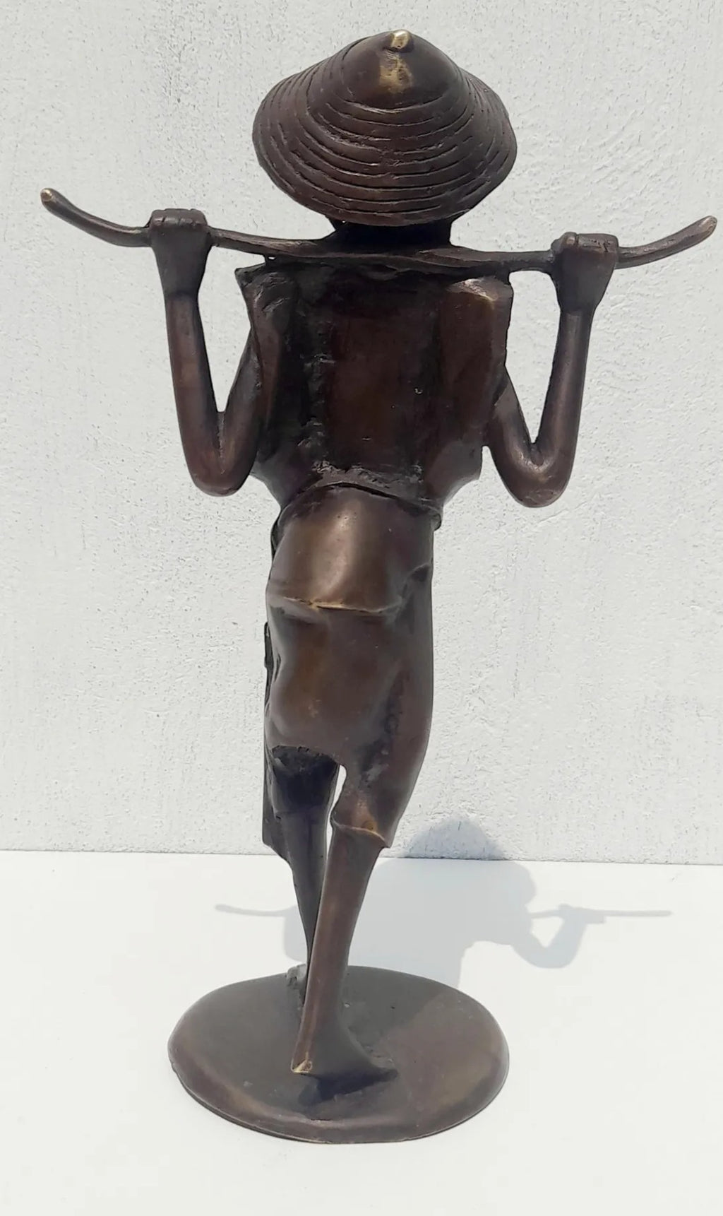Escultura de Bronce Indochino Vintage