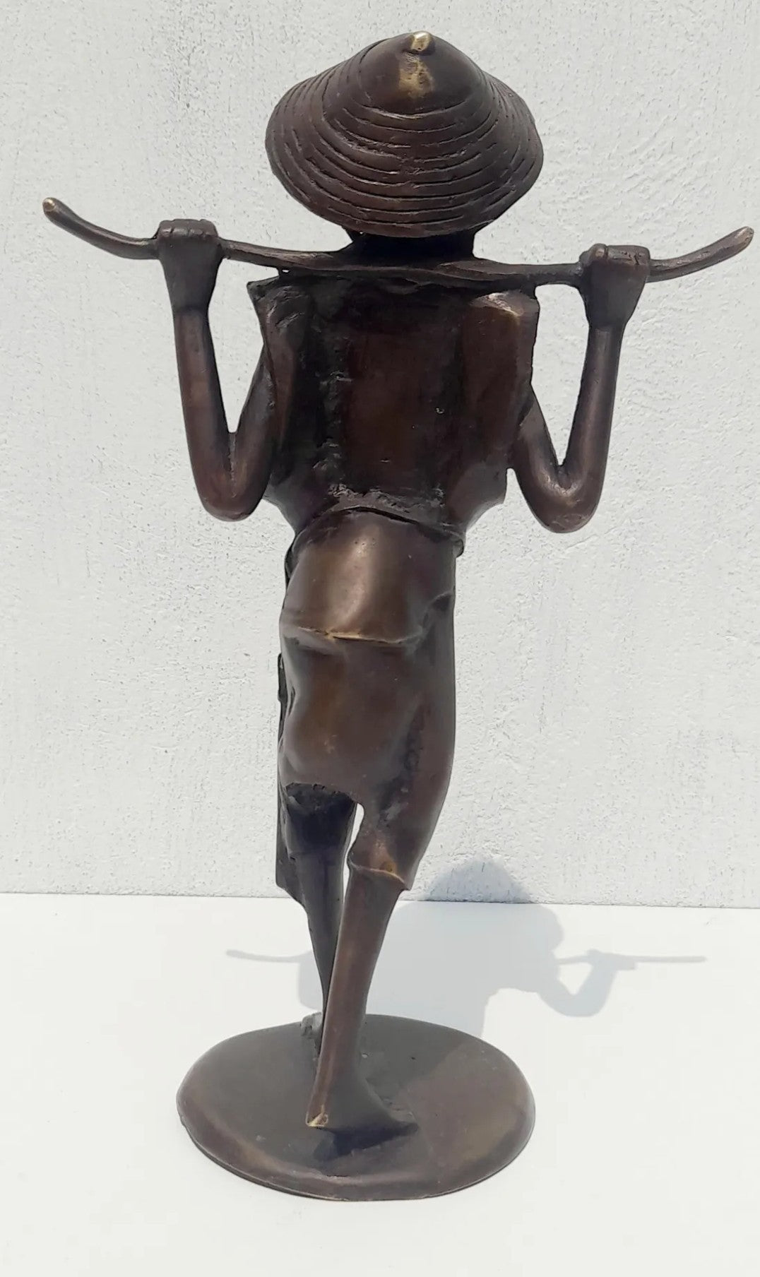 Escultura de Bronce Indochino Vintage