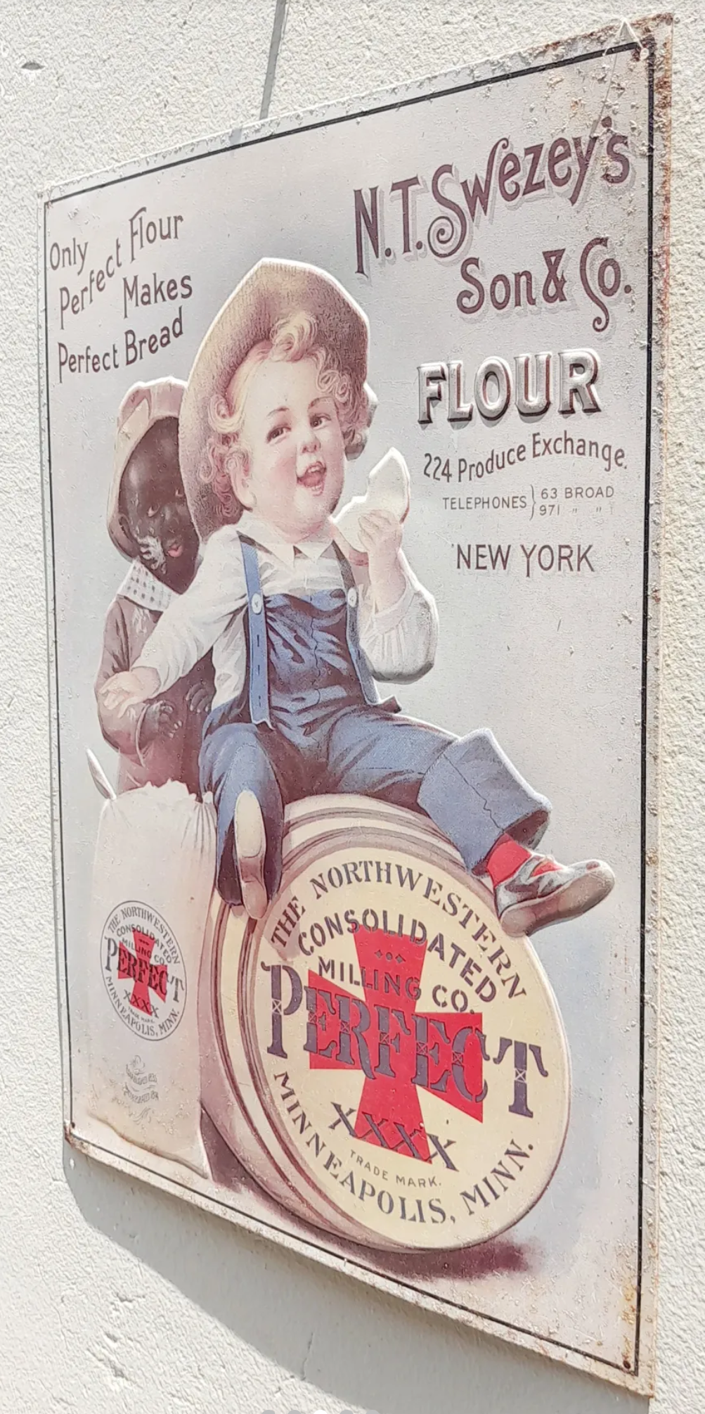 Cartel de metal Vintage