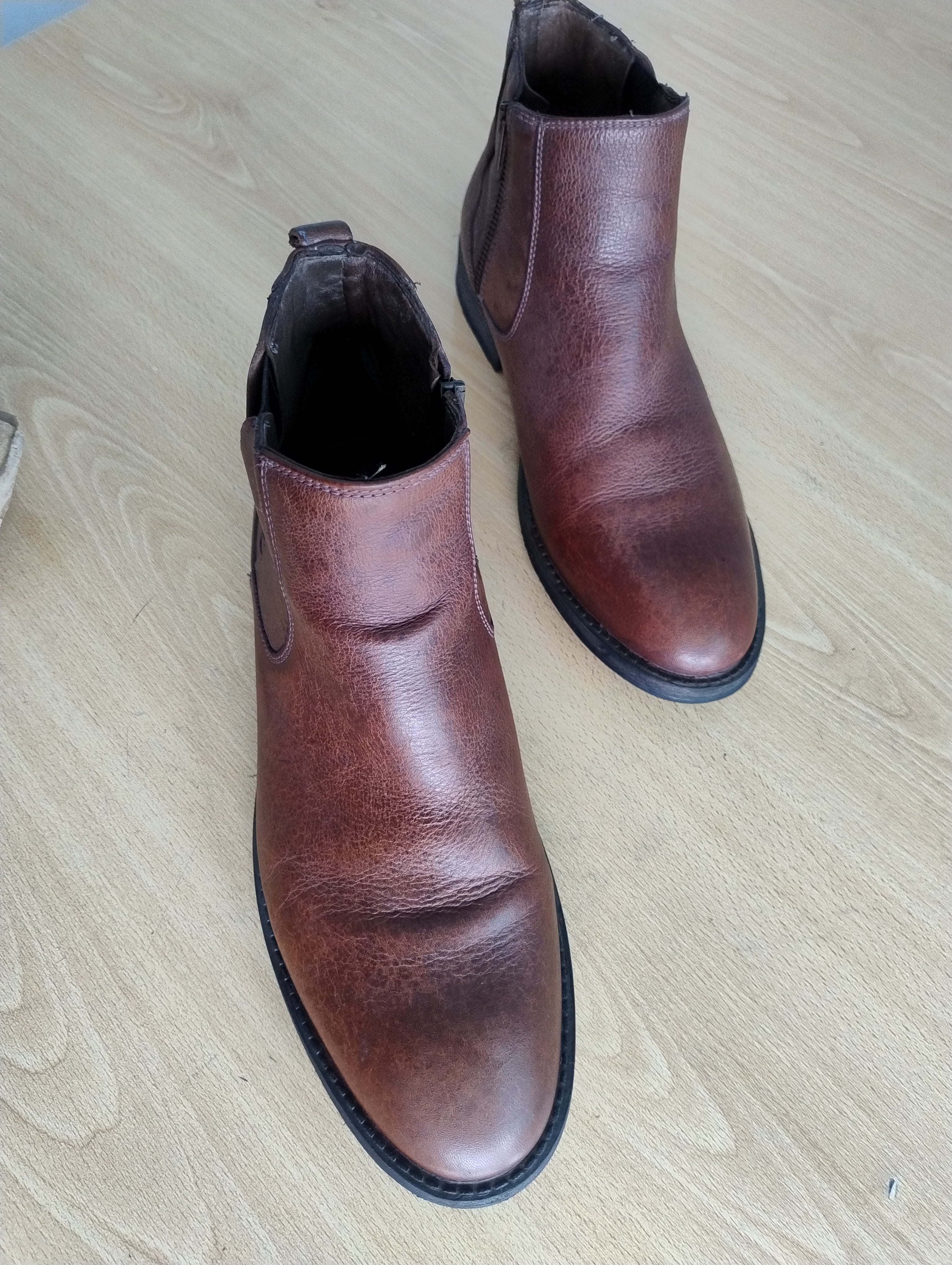 Botines de cuero Talla 42